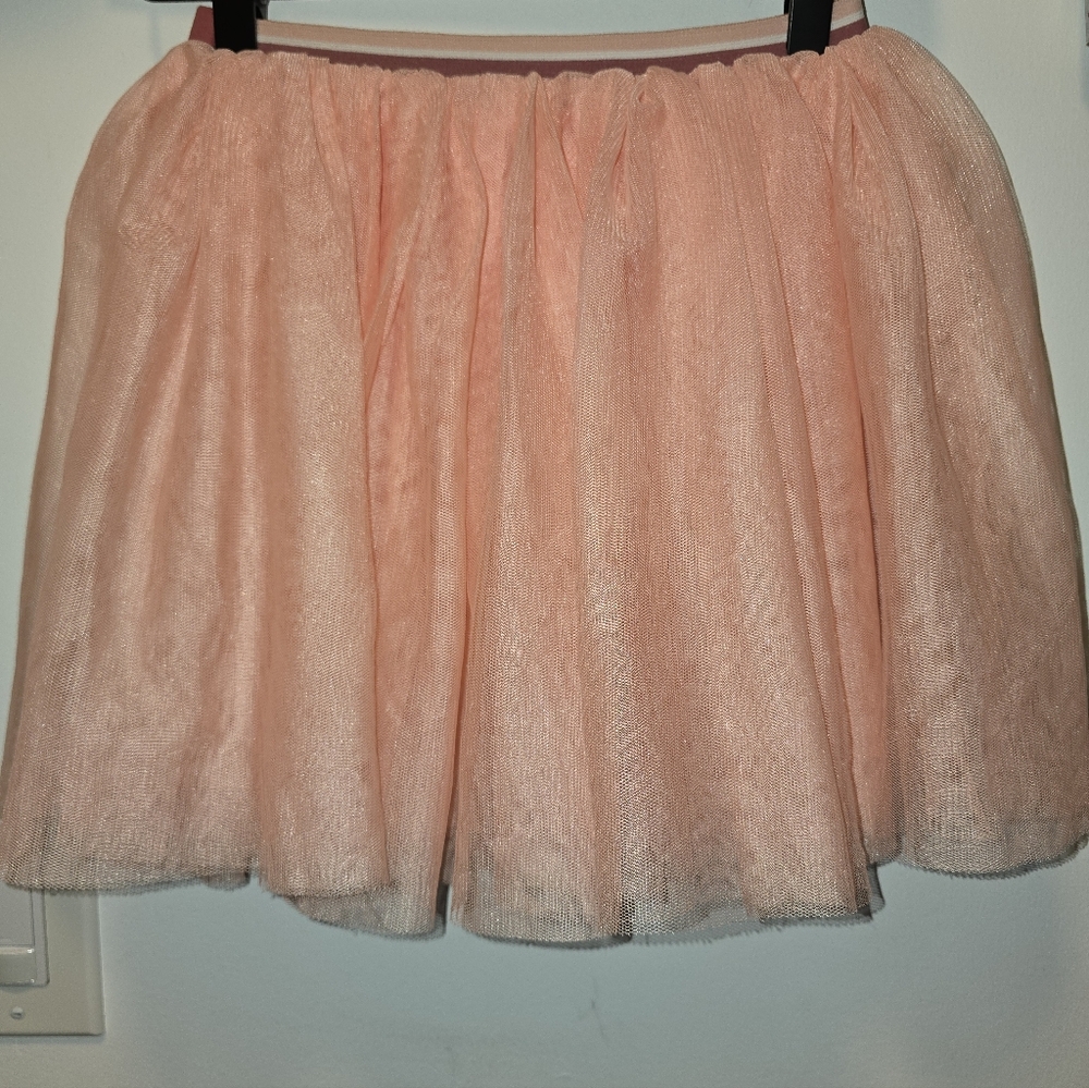 Matilda Jane Marcia Milloh Girl's Halloween Tulle Tutu Peach Size Medium Med EUC